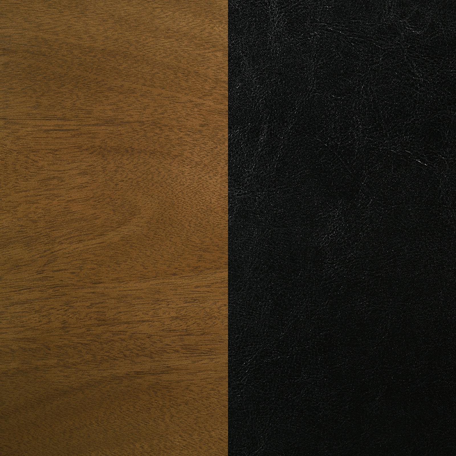 Parkwood 5-piece Dining Set with Square Table and Slat Back Side Chairs Honey Brown and Black - 150400 - Bien Home Furniture &amp; Electronics