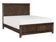 Parnell Rustic King Panel Bed - SET | 1648K-1 | 1648K-2 | 1648-3 - Bien Home Furniture & Electronics