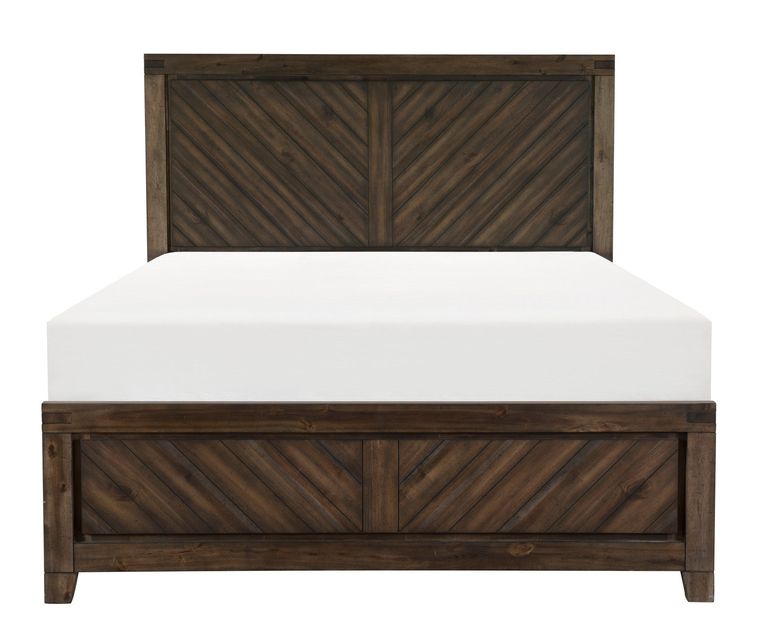 Parnell Rustic Queen Panel Bed - SET | 1648-1 | 1648-2 | 1648-3 - Bien Home Furniture &amp; Electronics