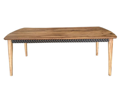 Partridge Natural Sheesham Wooden Dining Table - 110571 - Bien Home Furniture &amp; Electronics