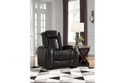Party Time Midnight Power Recliner - 3700313 - Bien Home Furniture & Electronics