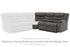 Partymate Slate Right-Arm Facing Reclining Loveseat with Half Wedge - 3690350 - Bien Home Furniture & Electronics