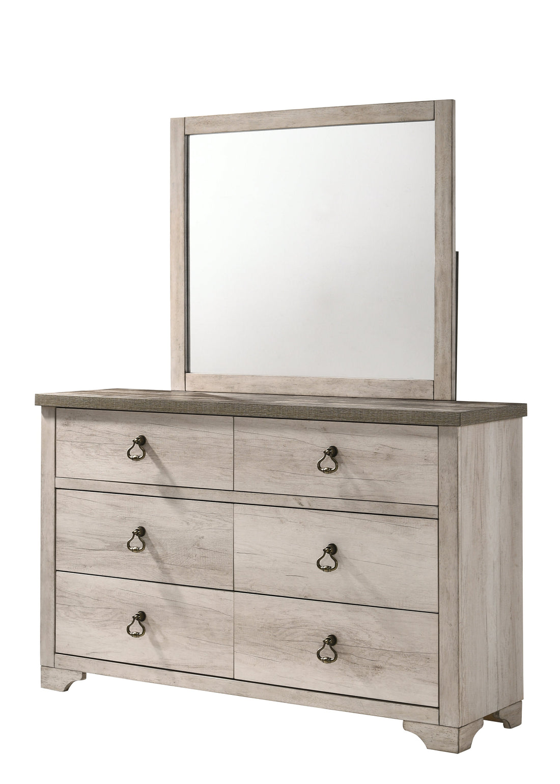 Patterson Driftwood Bedroom Mirror (Mirror Only) - B3050-11 - Bien Home Furniture &amp; Electronics