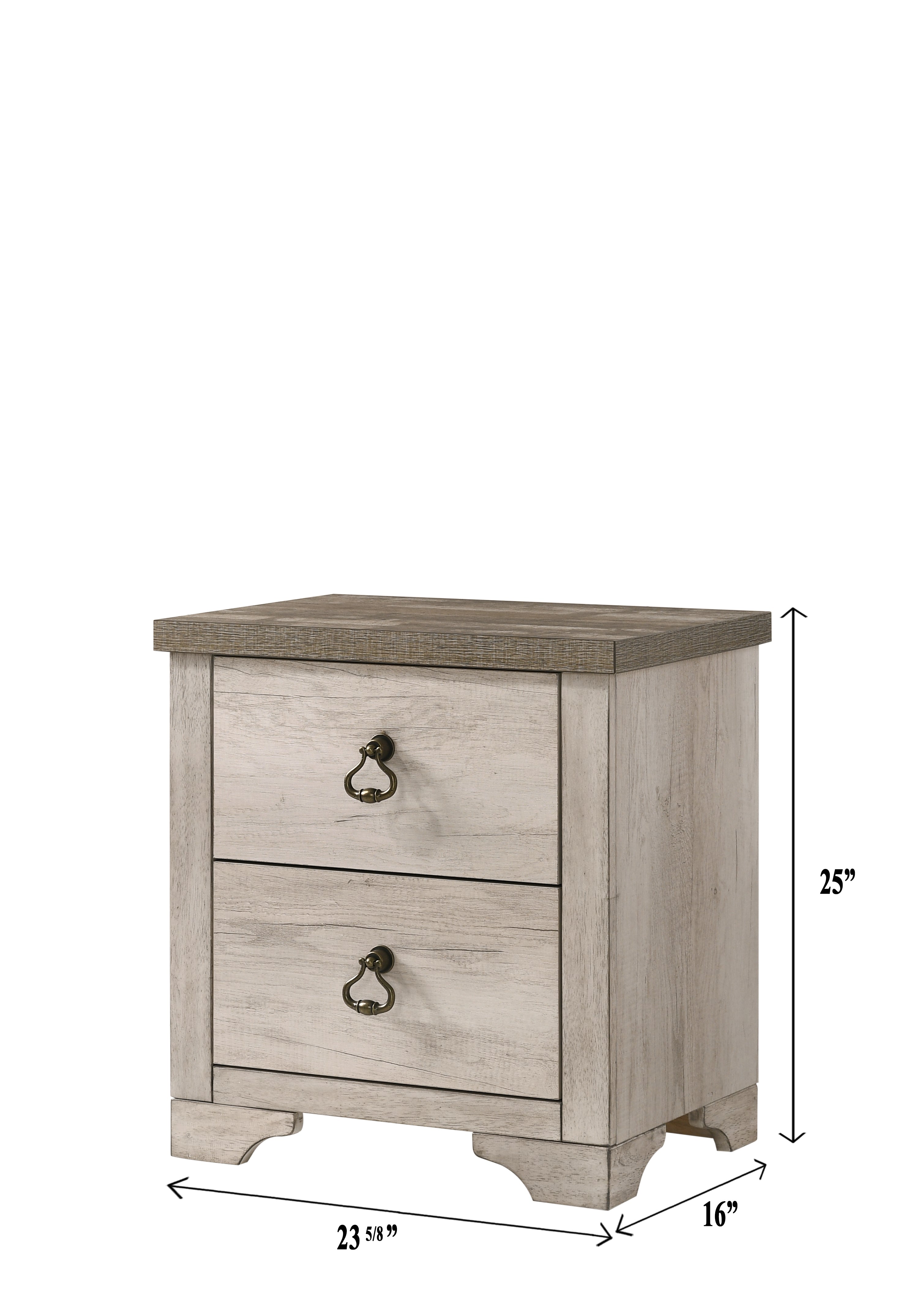Patterson Driftwood Nightstand - B3050-2 - Bien Home Furniture &amp; Electronics