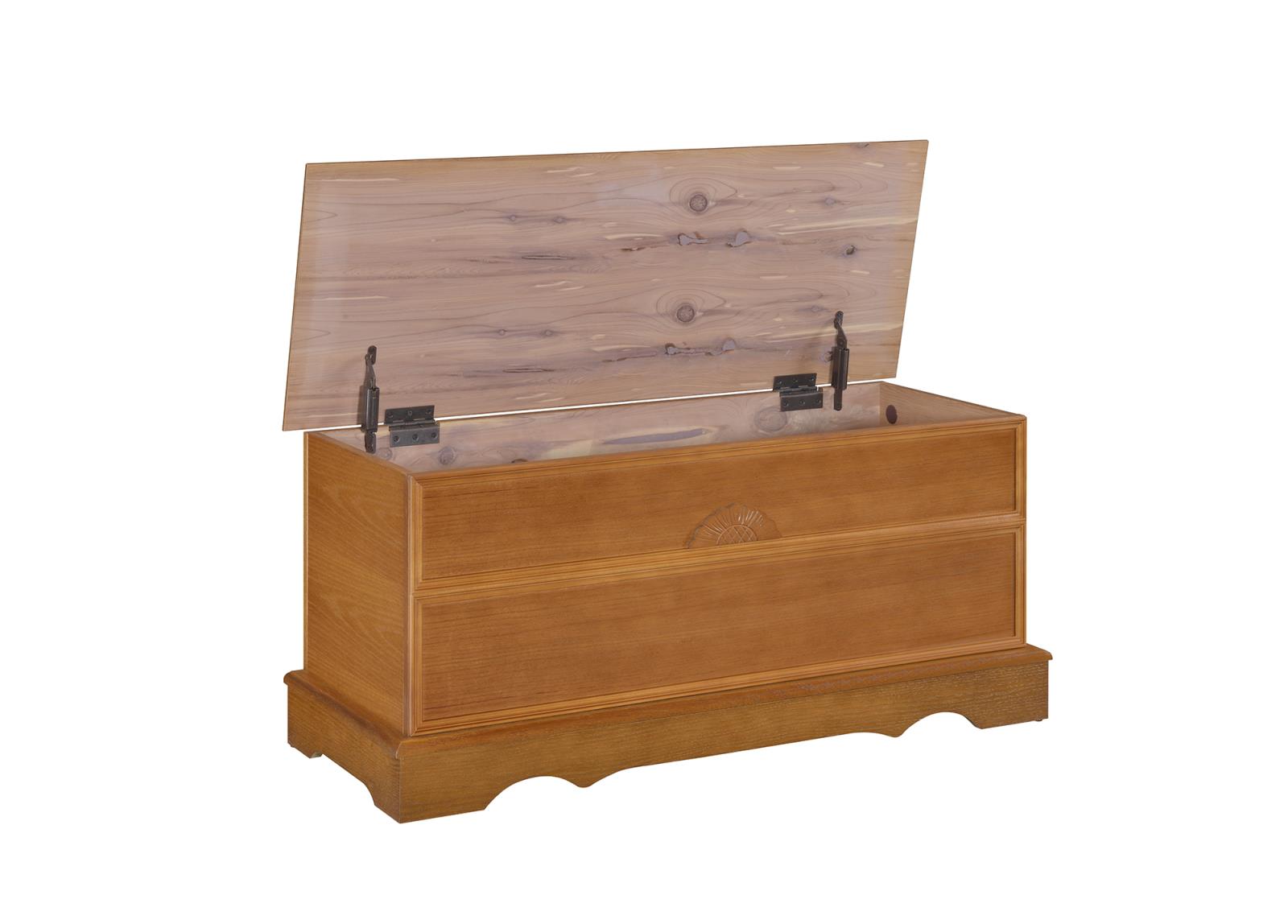 Paula Honey Rectangular Cedar Chest - 4695 - Bien Home Furniture &amp; Electronics
