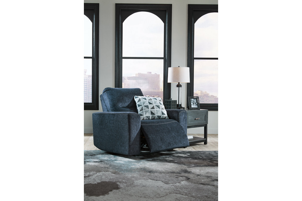 Paulestein Denim Oversized Power Recliner - 1550482 - Bien Home Furniture &amp; Electronics