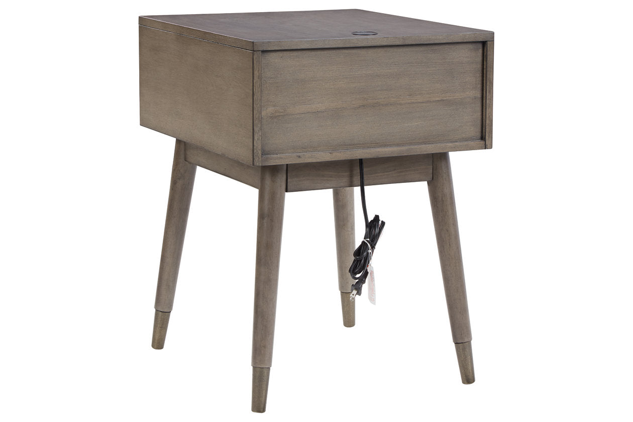 Paulrich Antique Gray Accent Table - A4000298 - Bien Home Furniture &amp; Electronics