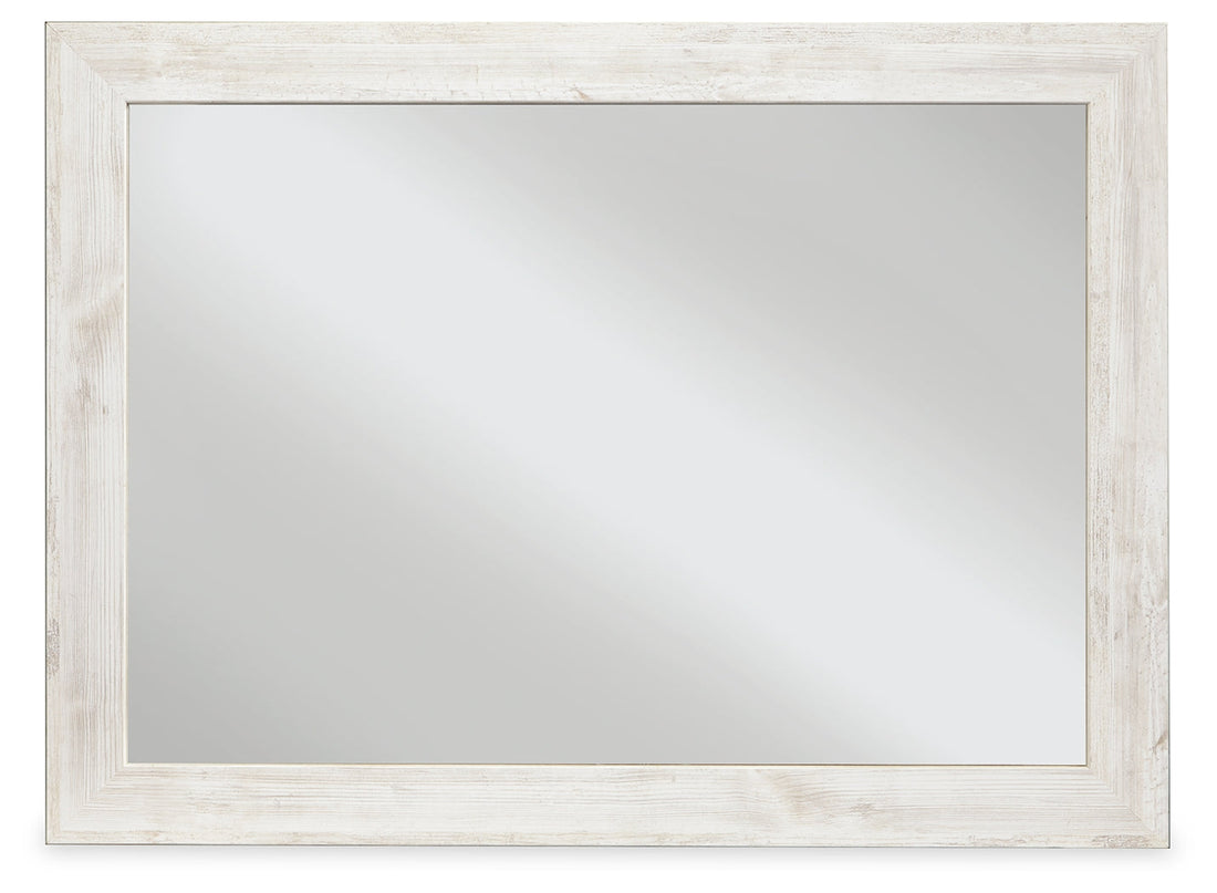 Paxberry Whitewash Bedroom Mirror (Mirror Only) - B181-36 - Bien Home Furniture & Electronics