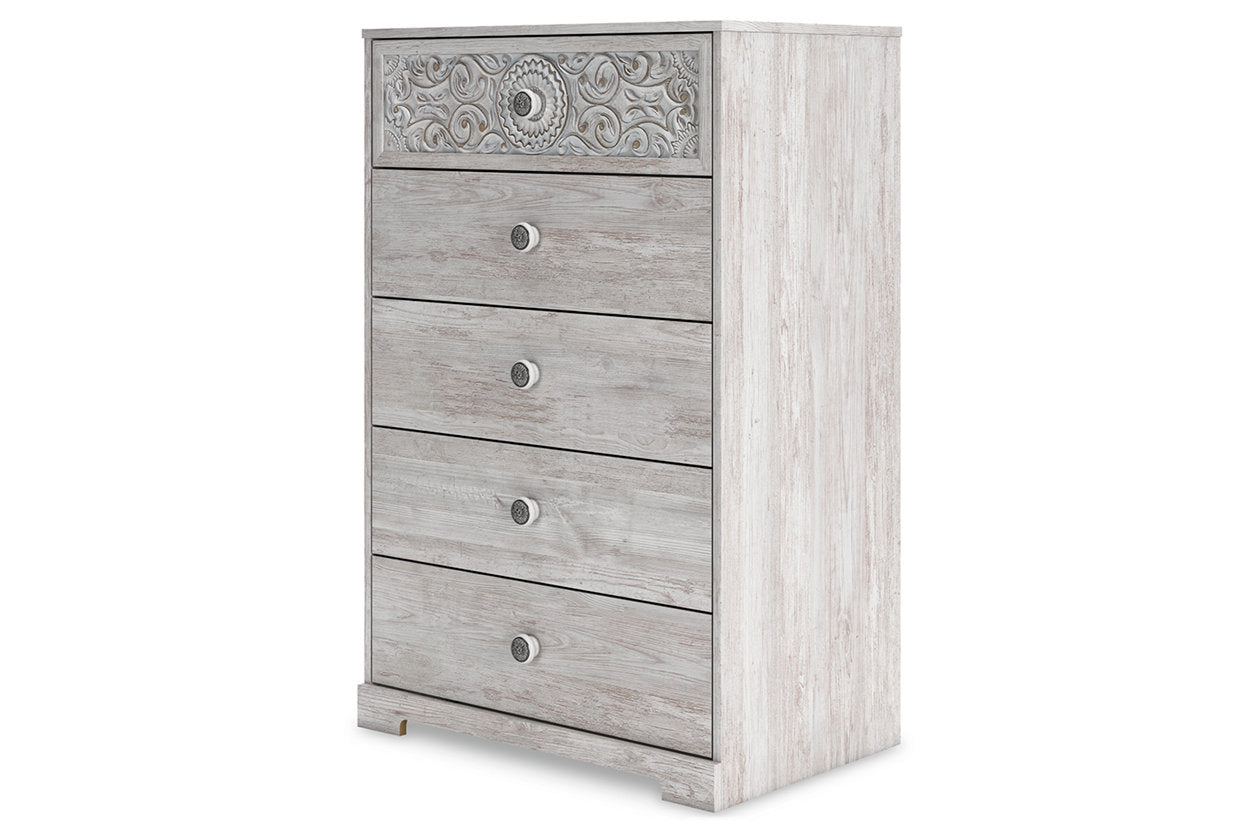Paxberry Whitewash Chest of Drawers - EB1811-245 - Bien Home Furniture &amp; Electronics