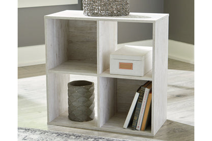 Paxberry Whitewash Four Cube Organizer - EA1811-2X2 - Bien Home Furniture &amp; Electronics