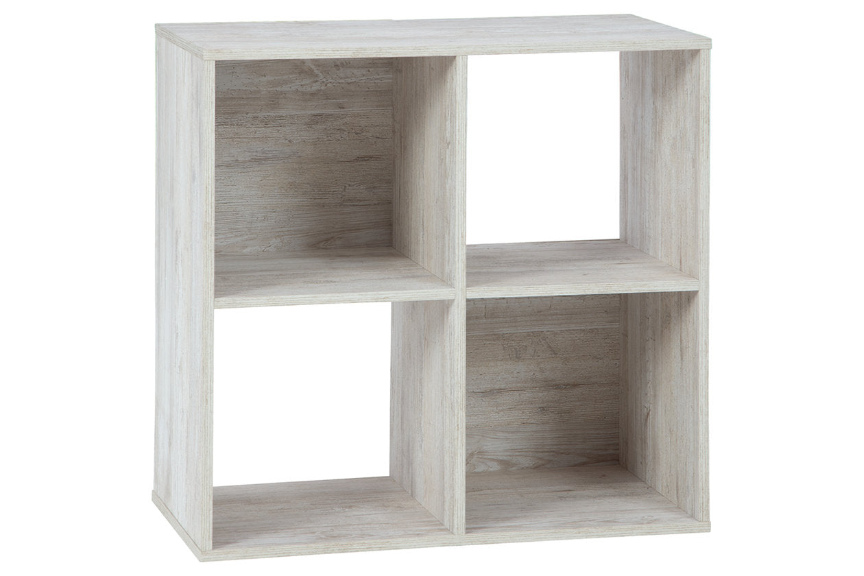 Paxberry Whitewash Four Cube Organizer - EA1811-2X2 - Bien Home Furniture &amp; Electronics