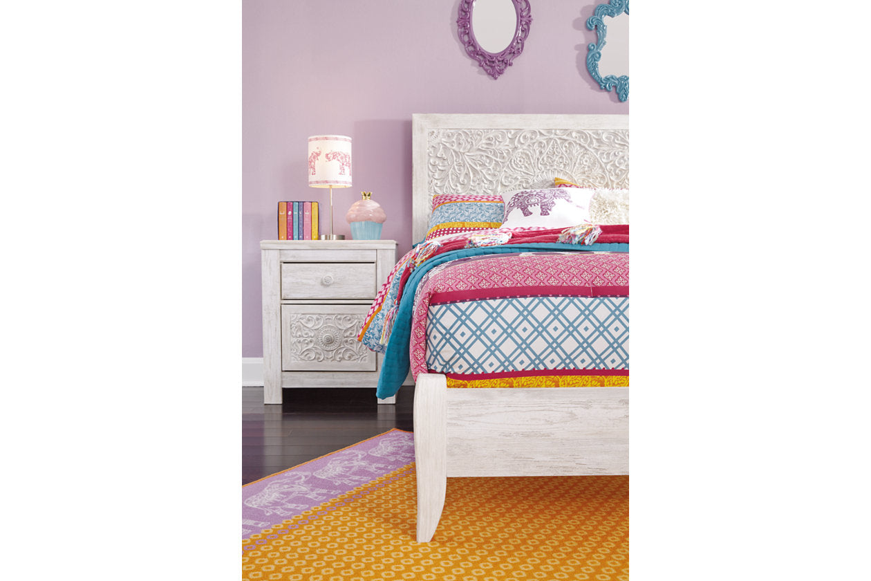 Paxberry Whitewash Full Panel Headboard - B181-87 - Bien Home Furniture &amp; Electronics