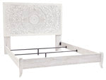 Paxberry Whitewash King Panel Footboard with Rails - B181-56 - Bien Home Furniture &amp; Electronics
