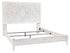 Paxberry Whitewash King Panel Footboard with Rails - B181-56 - Bien Home Furniture & Electronics