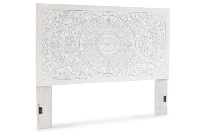 Paxberry Whitewash King Panel Headboard - B181-58 - Bien Home Furniture &amp; Electronics