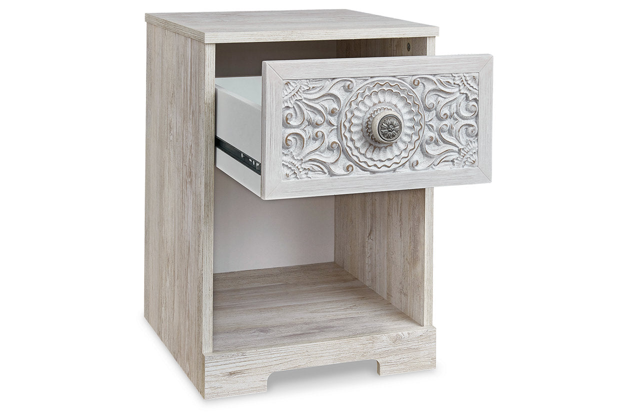 Paxberry Whitewash Nightstand - EB1811-191 - Bien Home Furniture &amp; Electronics