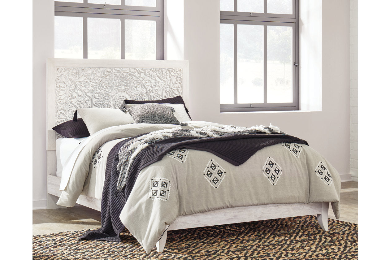 Paxberry Whitewash Queen Panel Headboard - B181-57 - Bien Home Furniture &amp; Electronics