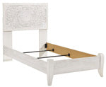 Paxberry Whitewash Twin Panel Footboard with Rails - B181-52 - Bien Home Furniture &amp; Electronics