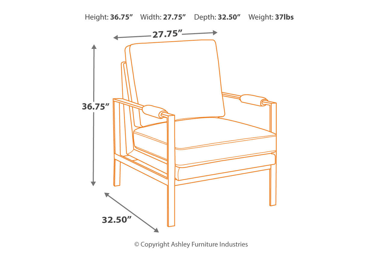 Peacemaker Brown Accent Chair - A3000029 - Bien Home Furniture &amp; Electronics