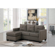 Phelps Brownish Gray Reversible Sofa Chaise - SET | 9789BRG-3LC - Bien Home Furniture & Electronics