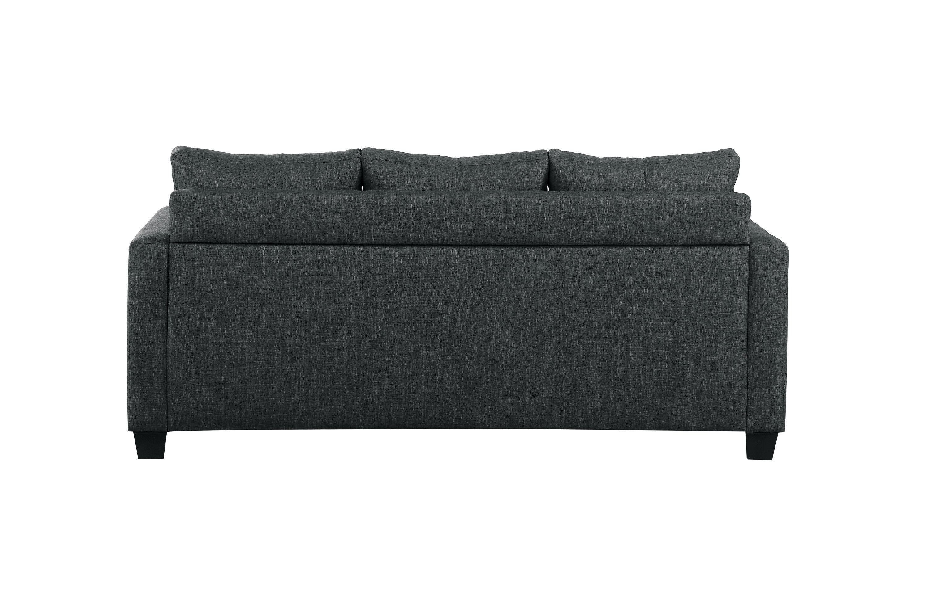 Phelps Dark Gray Reversible Sofa Chaise - SET | 9789DG-3LC - Bien Home Furniture &amp; Electronics