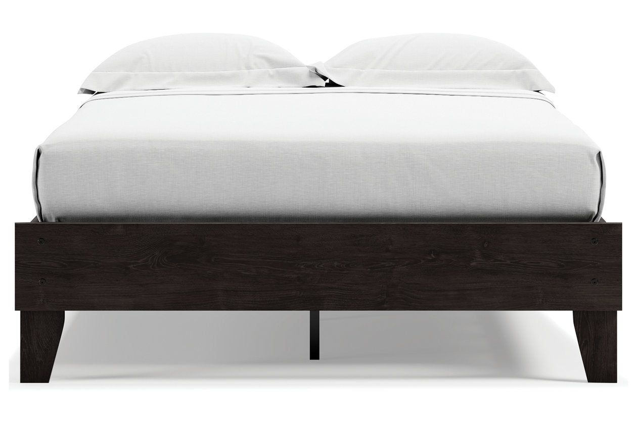 Piperton Black Full Platform Bed - EB5514-112 - Bien Home Furniture &amp; Electronics