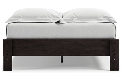 Piperton Black Full Platform Bed - EB5514-112 - Bien Home Furniture &amp; Electronics