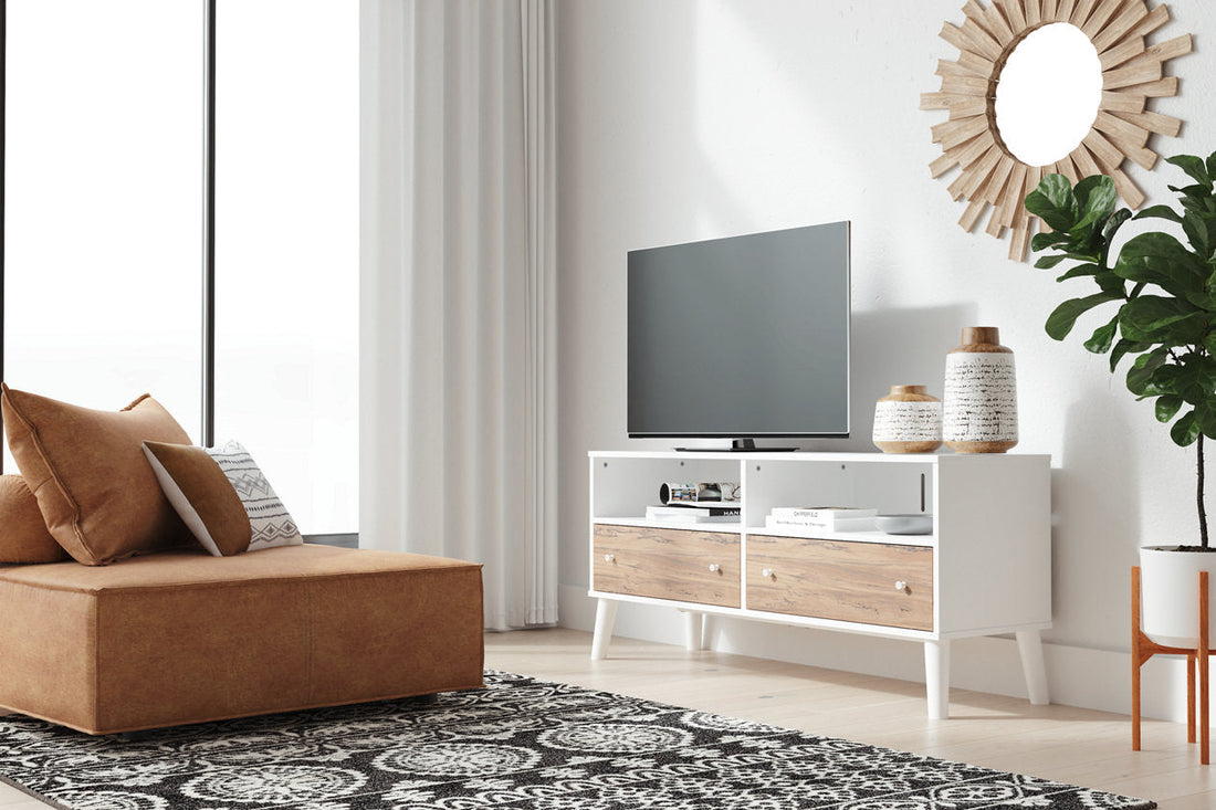 Piperton Two-tone Medium TV Stand - EW1221-168 - Bien Home Furniture &amp; Electronics