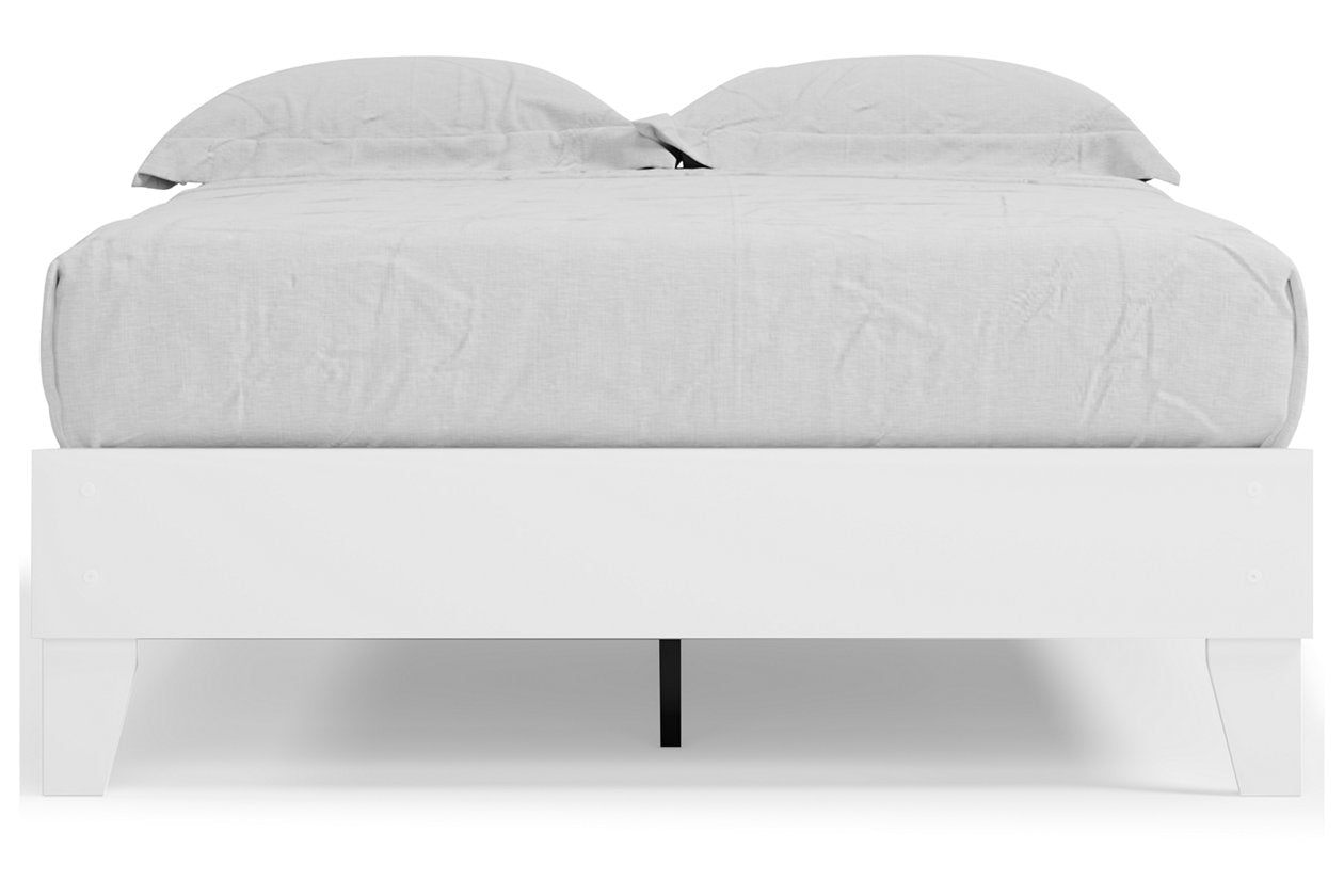 Piperton White Full Platform Bed - EB1221-112 - Bien Home Furniture &amp; Electronics