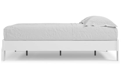 Piperton White Queen Platform Bed - EB1221-113 - Bien Home Furniture &amp; Electronics