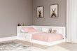 Piperton White Twin Bookcase Storage Bed - SET | EB1221-163 | EB1221-182 - Bien Home Furniture & Electronics