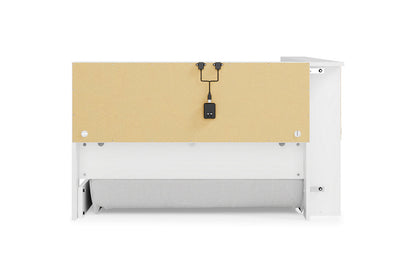 Piperton White Twin Bookcase Storage Bed - SET | EB1221-163 | EB1221-182 - Bien Home Furniture &amp; Electronics