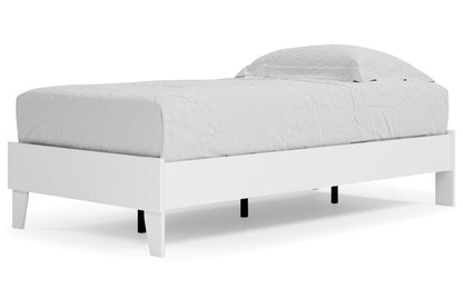 Piperton White Twin Platform Bed - EB1221-111 - Bien Home Furniture &amp; Electronics