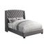 Pissarro Full Tufted Upholstered Bed Gray - 300515F - Bien Home Furniture & Electronics