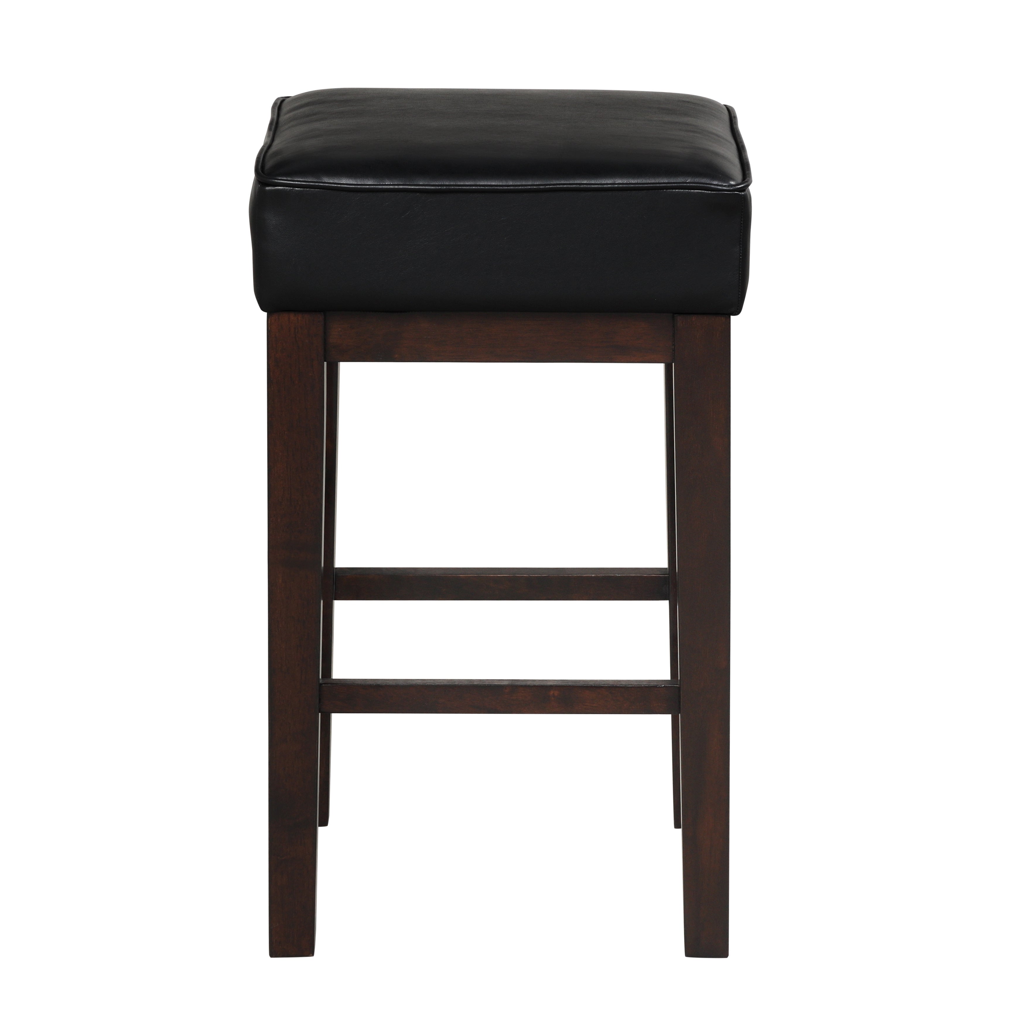 Pittsville Black/Espresso Counter Height Stool, Set of 2 - 5684BK-24 - Bien Home Furniture &amp; Electronics