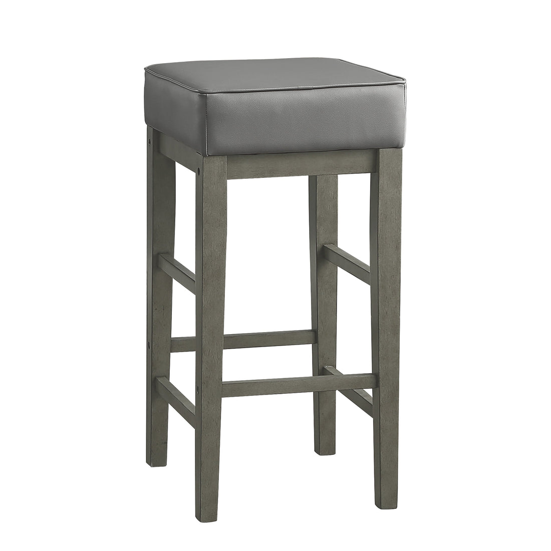 Pittsville Gray/Espresso Pub Height Stool, Set of 2 - 5684GY-29 - Bien Home Furniture & Electronics