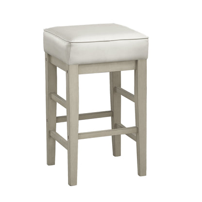 Pittsville White/Espresso Counter Height Stool, Set of 2 - 5684WH-24 - Bien Home Furniture &amp; Electronics