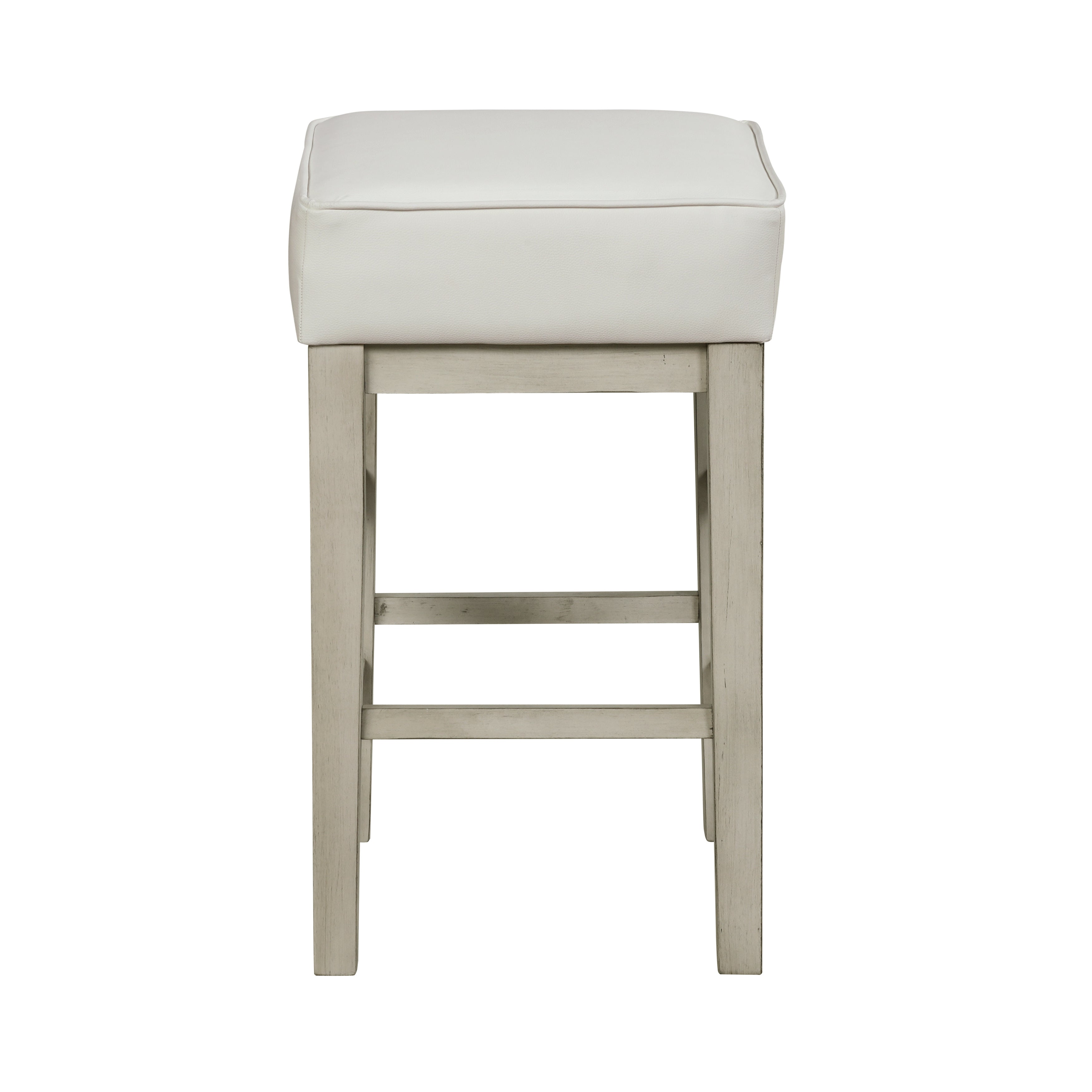 Pittsville White/Espresso Counter Height Stool, Set of 2 - 5684WH-24 - Bien Home Furniture &amp; Electronics