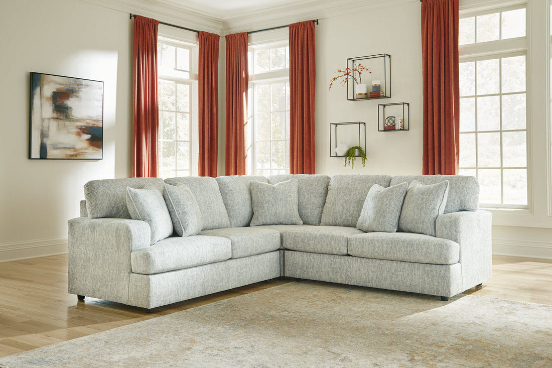 Playwrite Gray 3-Piece Sectional - SET | 2730455 | 2730456 | 2730477 - Bien Home Furniture &amp; Electronics