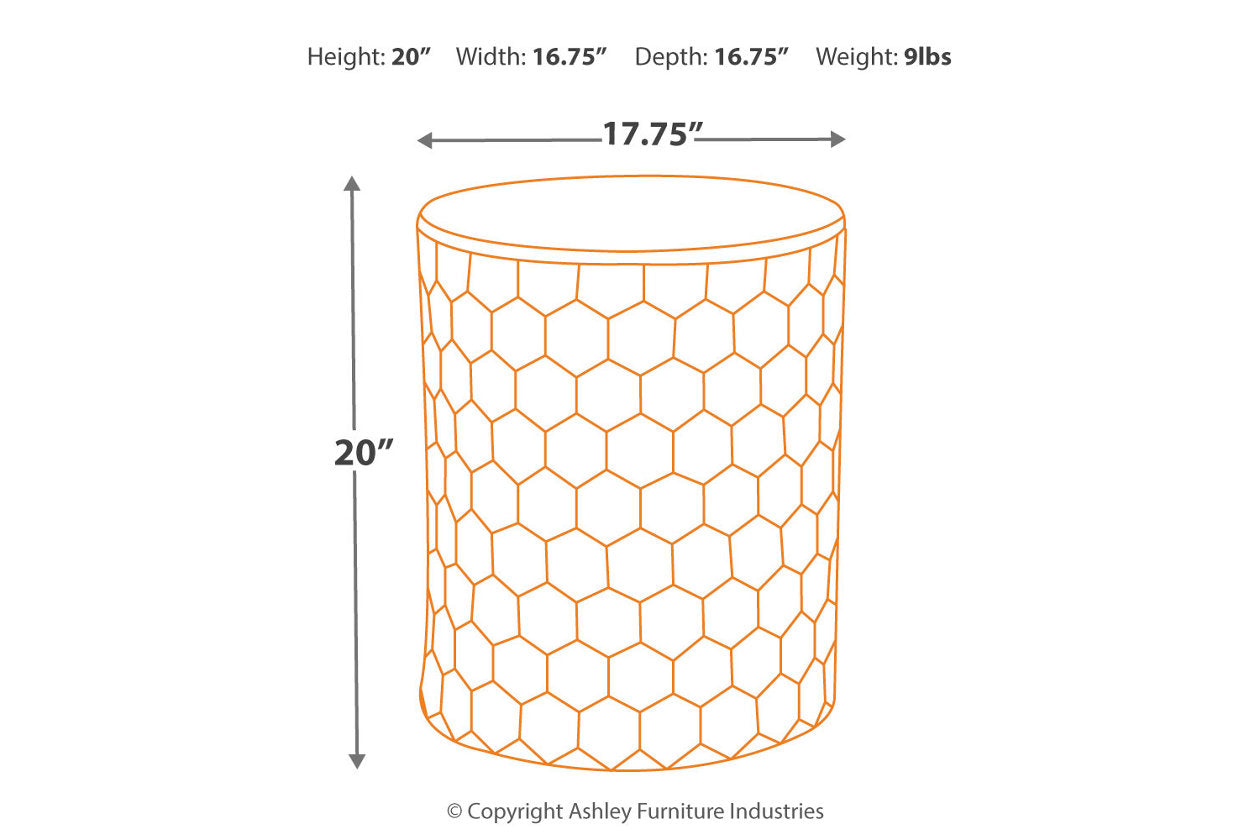 Polly White Stool - A3000013 - Bien Home Furniture &amp; Electronics