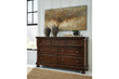 Porter Rustic Brown Dresser - B697-31 - Bien Home Furniture & Electronics