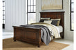 Porter Rustic Brown Queen Panel Bed - SET | B697-54 | B697-57 | B697-96 - Bien Home Furniture & Electronics