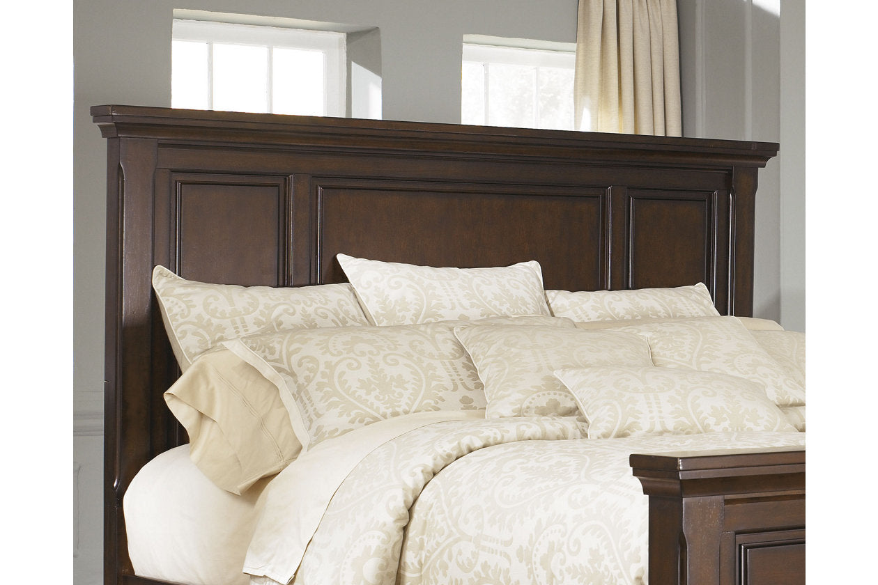 Porter Rustic Brown Queen Panel Headboard - B697-57 - Bien Home Furniture &amp; Electronics