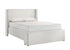 Portia White Boucle King Upholstered Platform Bed - SET | 5260WH-K-HBFB | 5260WH-KQ-RAIL | 5260-K-DECK - Bien Home Furniture & Electronics