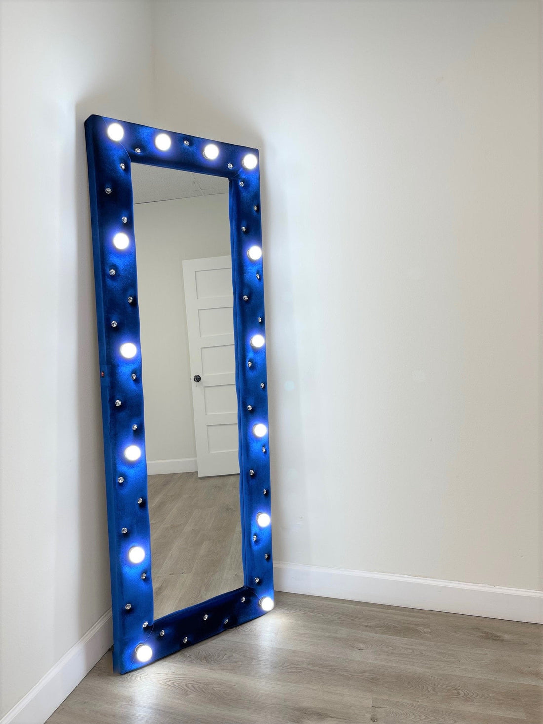 Princess Blue Foor Mirror - Princess Blue - Foor Mirror - Bien Home Furniture &amp; Electronics