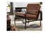 Puckman Brown/Silver Finish Accent Chair - A3000193 - Bien Home Furniture & Electronics