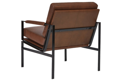 Puckman Brown/Silver Finish Accent Chair - A3000193 - Bien Home Furniture &amp; Electronics