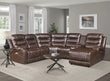 Putnam Brown Modular RAF Power Reclining Sectional - 9405BR*6LRRC - Bien Home Furniture & Electronics