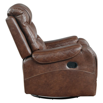 Putnam Brown Swivel Reclining Chair - 9405BR-1 - Bien Home Furniture &amp; Electronics