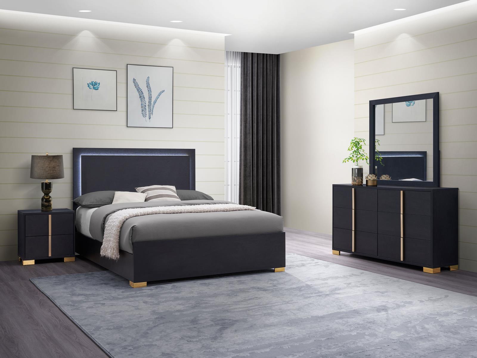 QUEEN BED 4 PC SET - 222831Q-S4 - Bien Home Furniture &amp; Electronics